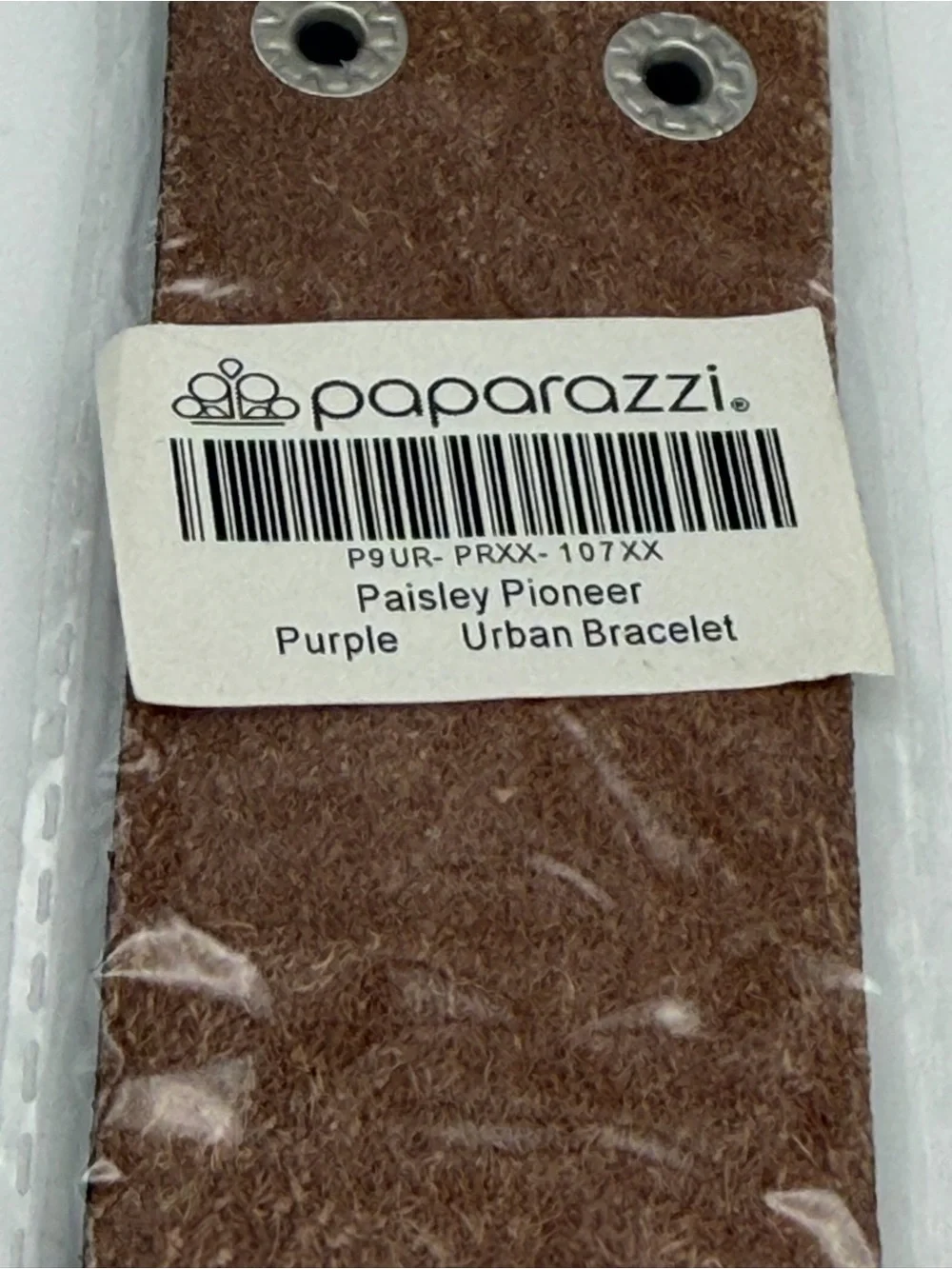 NWT paparazzi Paisley Pioneer Urban Snap Leather Cuff Bracelet Festival Western
